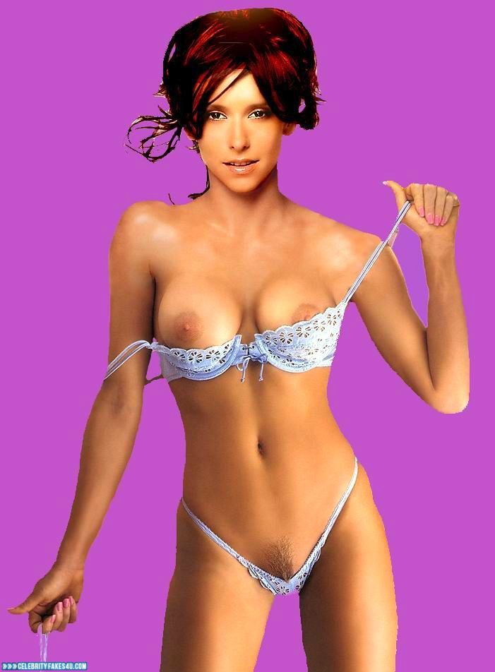 Jennifer Love Hewitt Fake, Bra, Lingerie, Naked Body / Fully Nude, Thong, Tits, Undressing, Porn