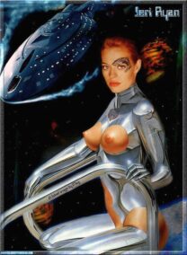 Jeri Ryan Cartoon Star Trek 001