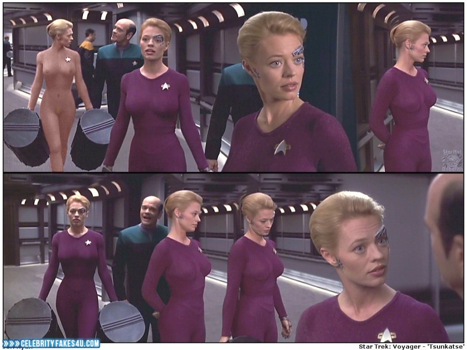 Jeri Ryan Fake, Hot Outfit, Star Trek, Very Nice Tits, Porn