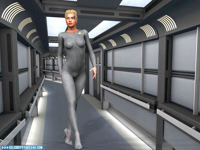 Jeri Ryan Fake, Cartoon, Star Trek, Porn