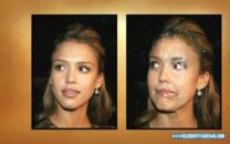 Jessica Alba Facial Naked 001