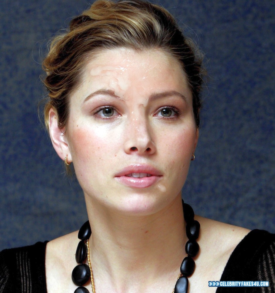 Jessica Biel Cum Facial Naked Fake 001 « Celebrity Fakes 4U