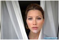 Jessica Biel Cum Facial Naked Fake 002