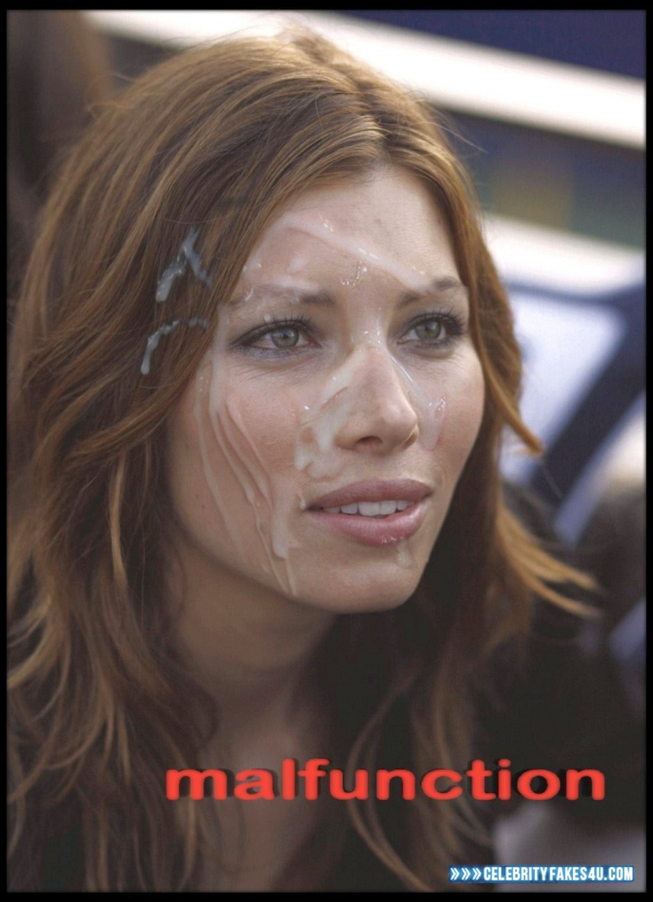 Jessica Biel Fake, Cum Facial, Cumshot, Porn