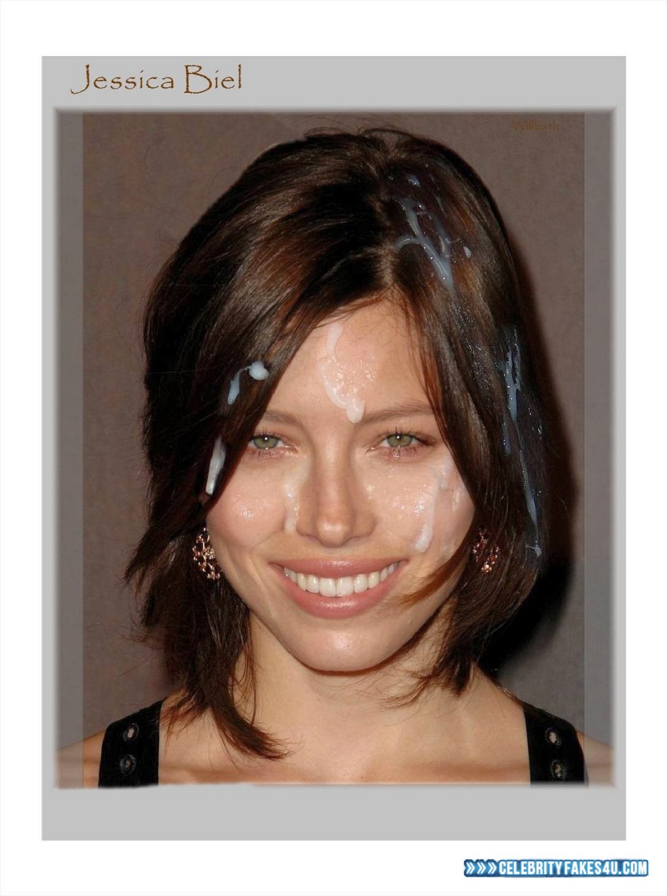 Jessica Biel Fake, Cum Facial, Cumshot, Porn