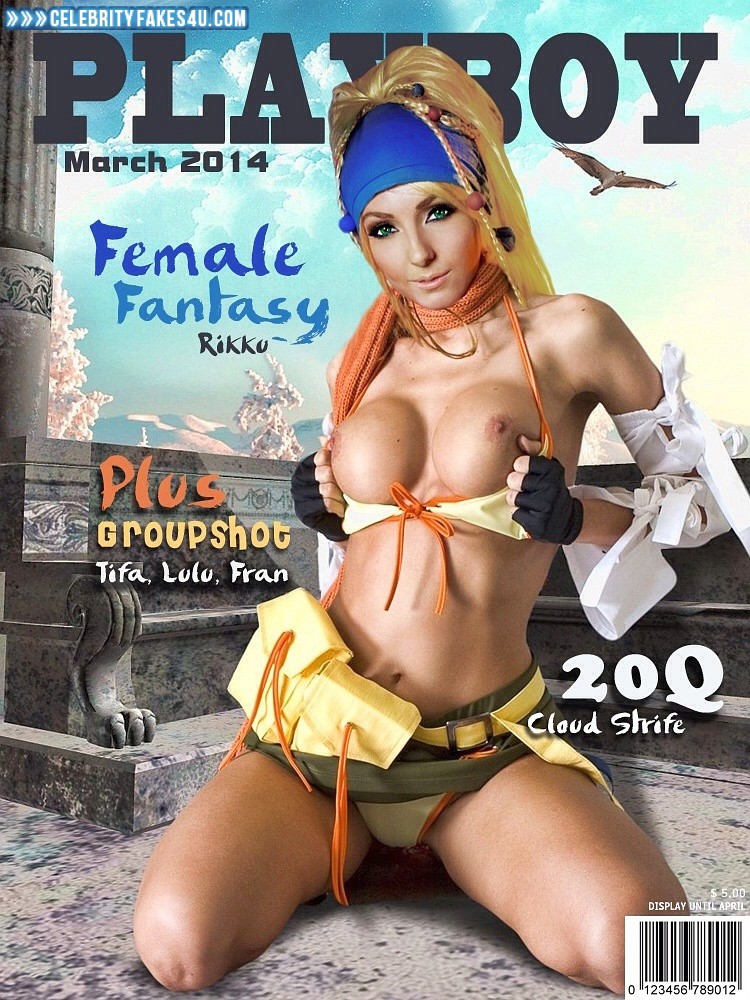 Jessica Nigri Fake, Cosplay, Flashing Tits, Magazine Cover, Playboy, Porn