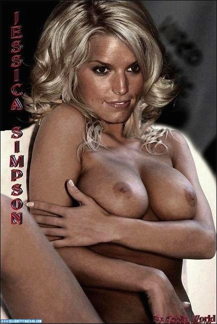 Jessica Simpson Fake, Nude, Tits, Porn