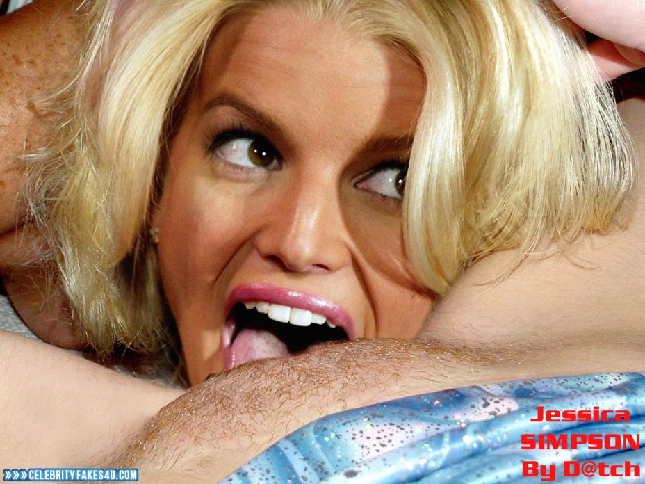 Jessica Simpson Fake, Lesbian, Lesbian Pussy Eating, Porn