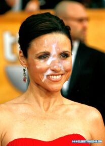 Julia Louis Dreyfus Public Facial Cumshot Nudes Fake 001