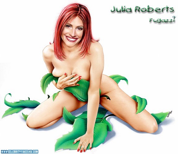 Julia Roberts Fake, Cartoon, Readhead, Series, Squeezing Breasts, Tits, Porn