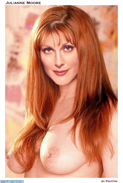 Julianne Moore Fake, Horny, Readhead, Tits, Very Nice Tits, Porn