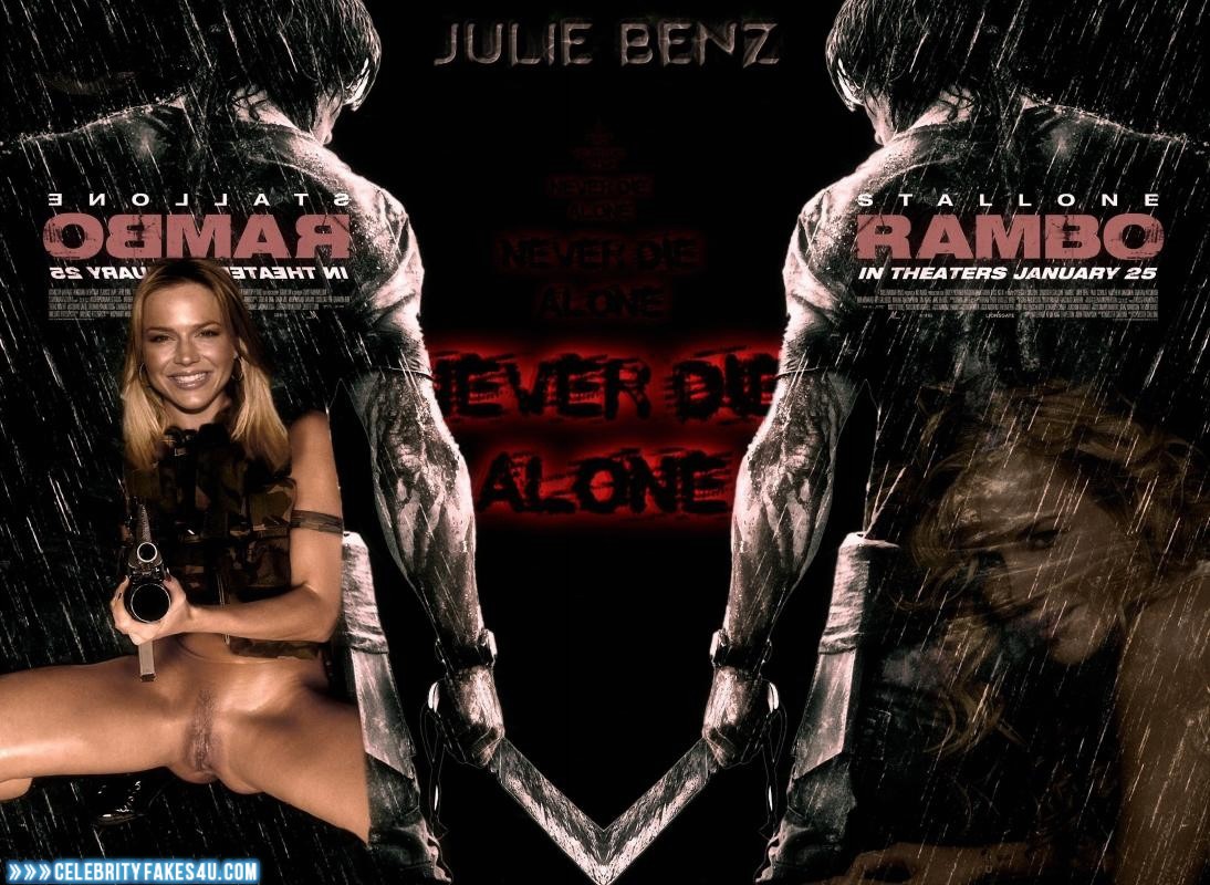 Julie Benz Fake, Movie Cover, Nude, Pussy, Porn