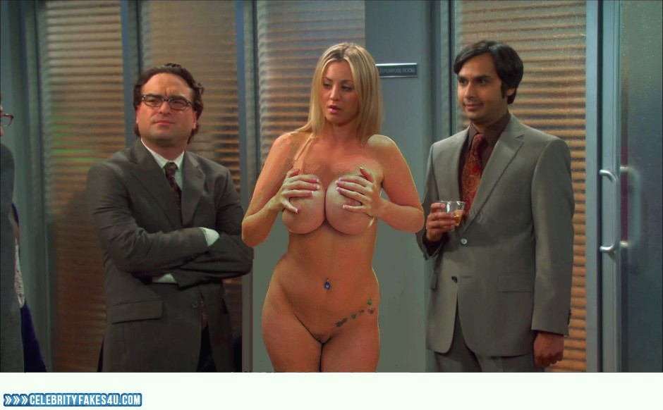 Kaley Cuoco Fake, Big Bang Theory, Big Tits, Series, Squeezing Breasts, Tits, Porn