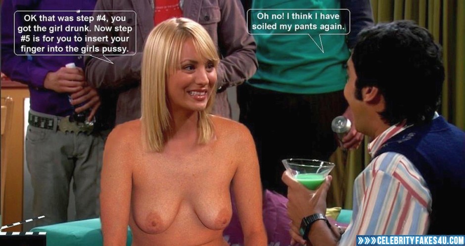 Kaley Cuoco Fake, Big Bang Theory, Captioned, Nude, Series, Tits, Porn