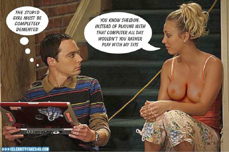 Kaley Cuoco Fake, Big Bang Theory, Blonde, Captioned, Nude, Series, Tits, Porn