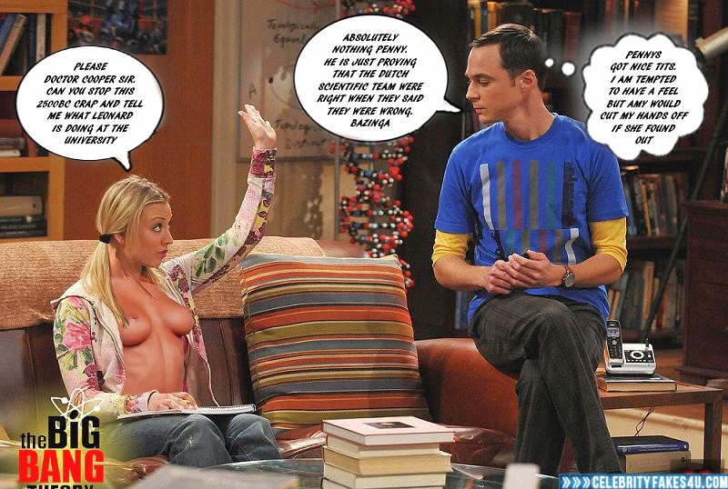 Kaley Cuoco Breasts Big Bang Theory Porn Fake 004 Â« Celebrity Fakes 4U