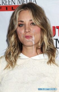 Kaley Cuoco Facial Cumshot Fake 001