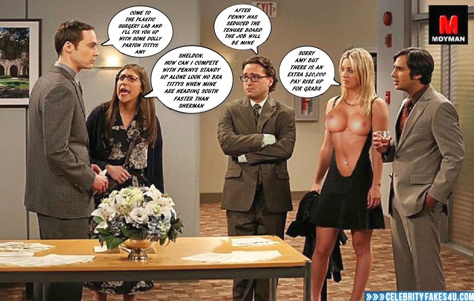 Kaley Cuoco Fake, Big Bang Theory, Captioned, Flashing Tits, Series, Tits, Porn