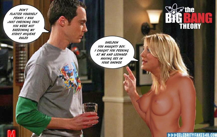 Kaley Cuoco Fake, Big Bang Theory, Captioned, Series, Tits, Very Nice Tits, Porn