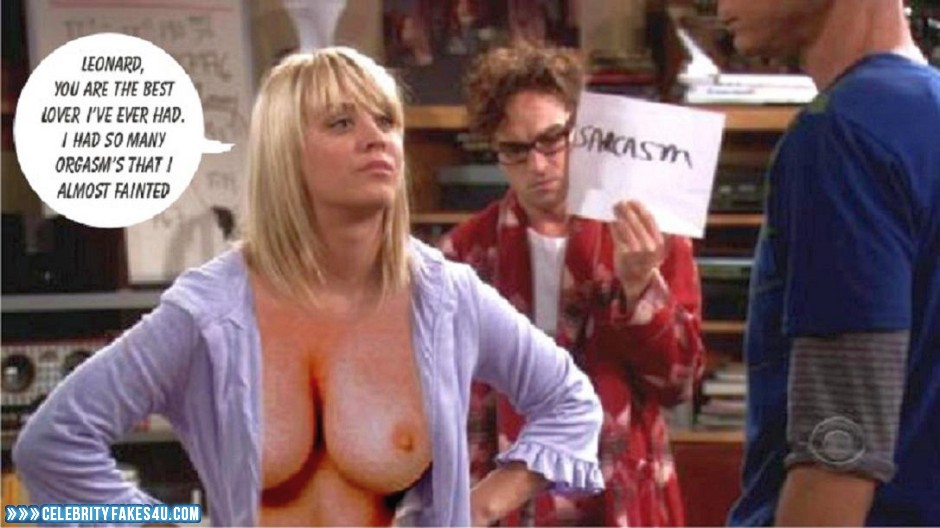 Kaley Cuoco Fake, Big Bang Theory, Big Tits, Captioned, Series, Tits, Porn