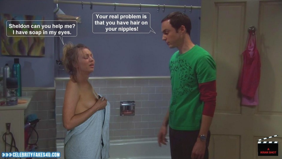 Kaley Cuoco Fake, Big Bang Theory, Captioned, Nude, Series, Porn