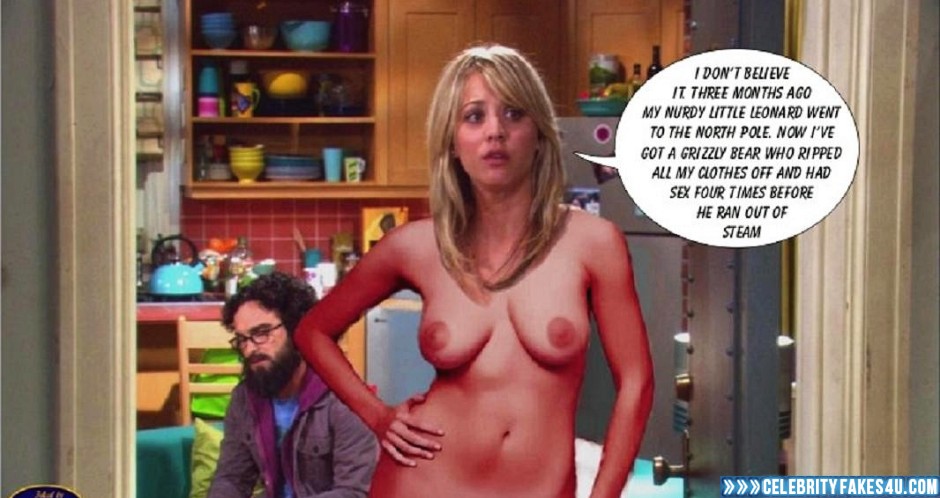 Kaley Cuoco Fake, Big Bang Theory, Captioned, Nude, Series, Porn