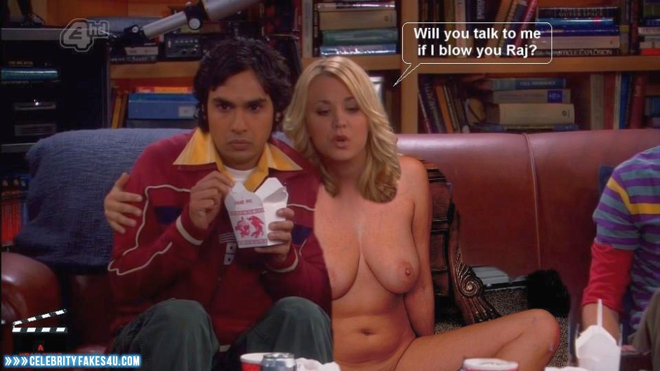 Kaley Cuoco Fake, Big Bang Theory, Captioned, Series, Tits, Very Nice Tits, Porn