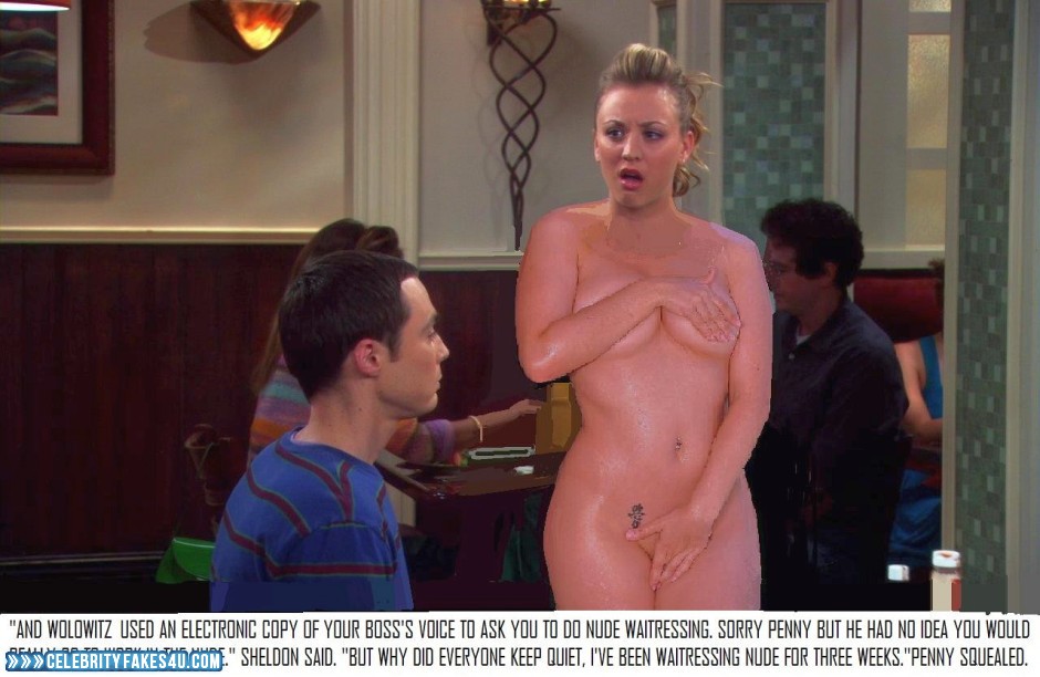 Kaley Cuoco Fake, Big Bang Theory, Masturbating, Public, Pussy, Series, Squeezing Breasts, Tits, Porn