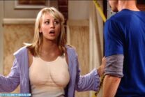 Kaley Cuoco See Thru Big Boobs Naked Fake 001