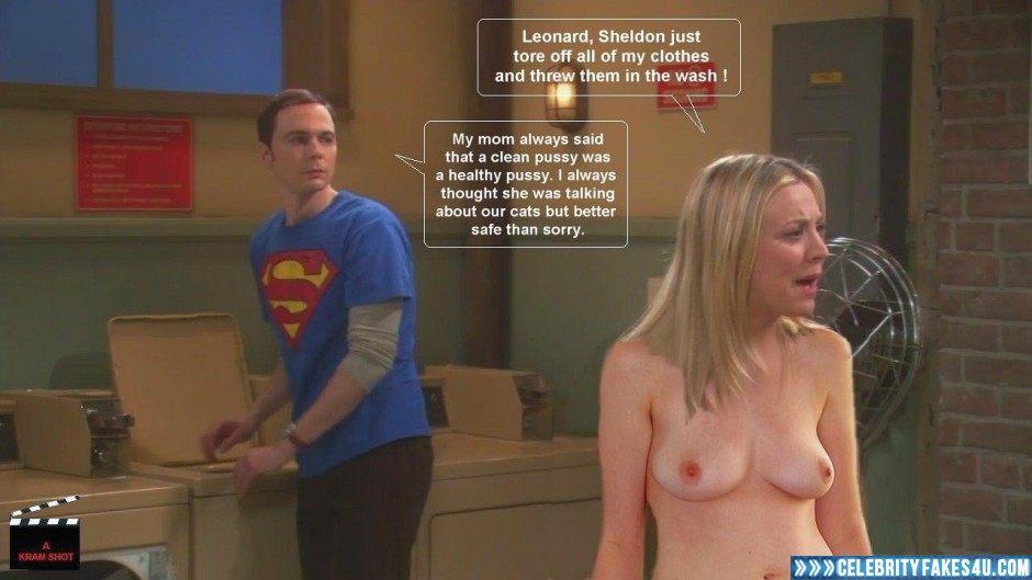 Kaley Cuoco Fake, Big Bang Theory, Captioned, Nude, Series, Tits, Porn