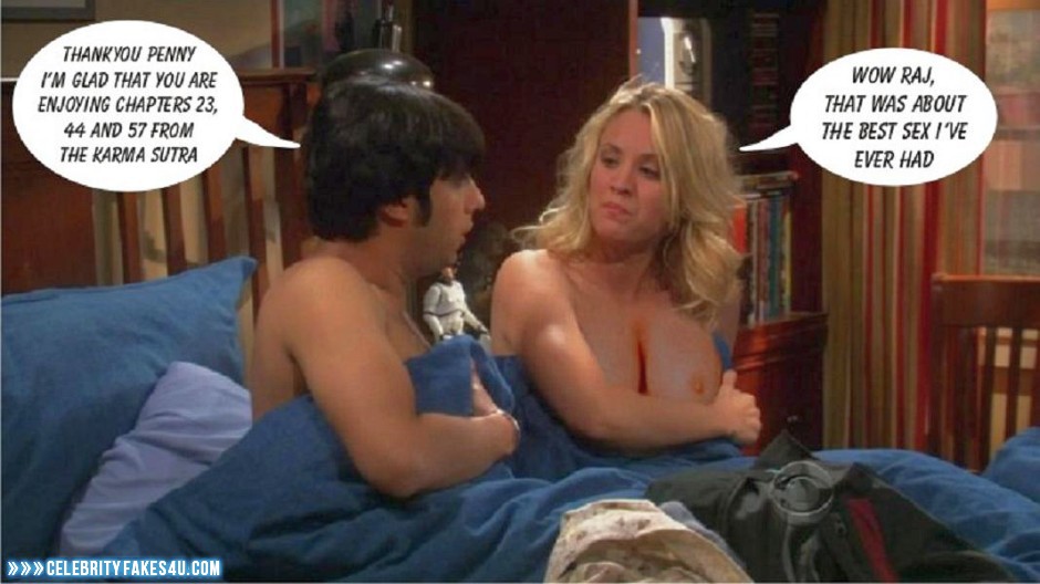 Kaley Cuoco Fake, Big Bang Theory, Brunette Hair, Nude, Series, Tits, Porn