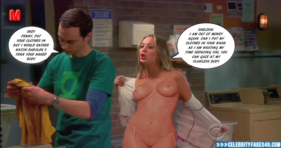 Kaley Cuoco Fake, Big Bang Theory, Captioned, Flashing Tits, Naked Body / Fully Nude, Nude, Series, Tits, Porn