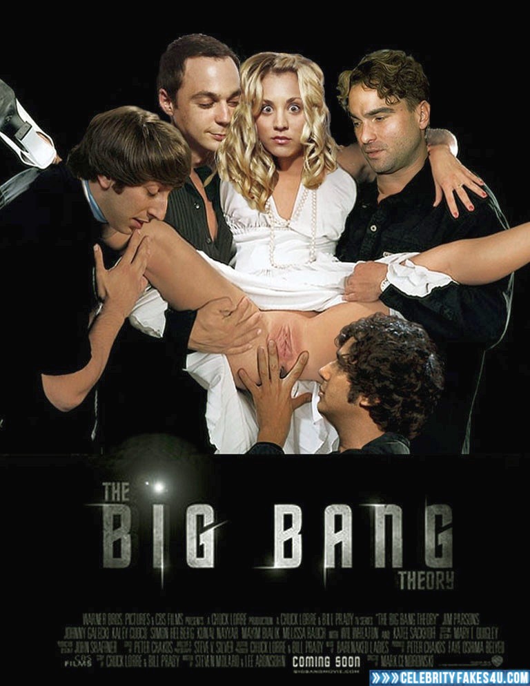 Kaley Cuoco Fake, Big Bang Theory, Pussy, Pussy Spread, Series, Upskirt, Porn