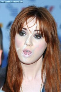 Karen Gillan Cumshot Facial Nude Fake 001