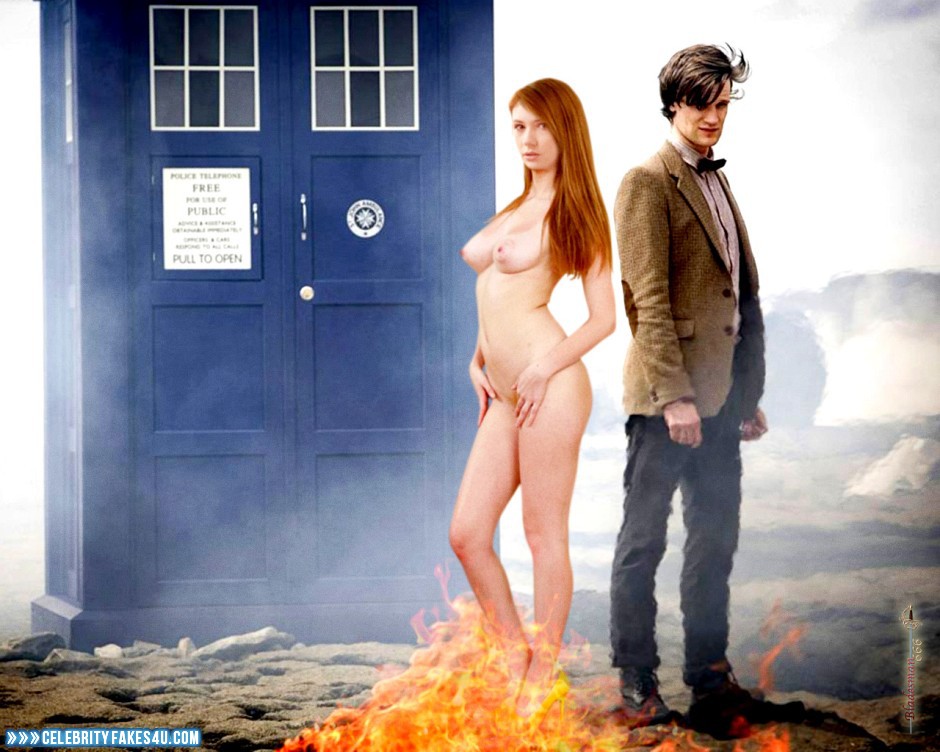 Karen Gillan Fake, Doctor Who, Naked Body / Fully Nude, Nude, Readhead, Series, Tits, Very Nice Tits, Porn