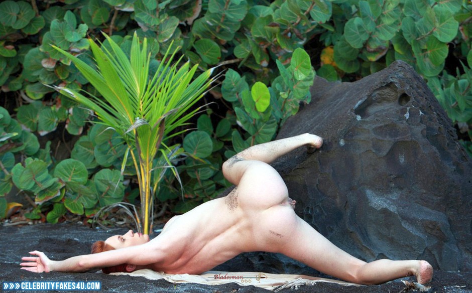 Karen Gillan Fake, Ass, Nude, Outdoor, Porn