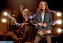 Karen Gillan No Panties Doctor Who Fake 003