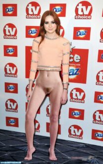 Karen Gillan No Panties Public Fake 004