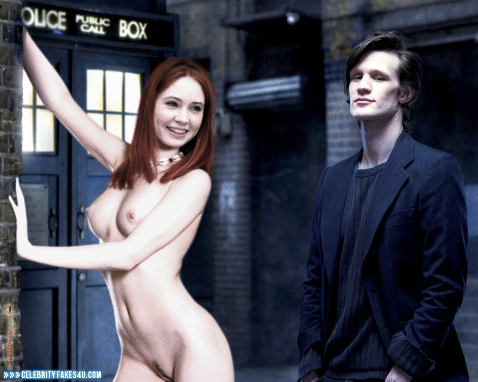 Karen Gillan Fake, Doctor Who, Naked Body / Fully Nude, Nude, Readhead, Series, Tits, Porn