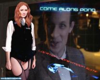 Karen Gillan Pantieless Doctor Who Nudes Fake 001