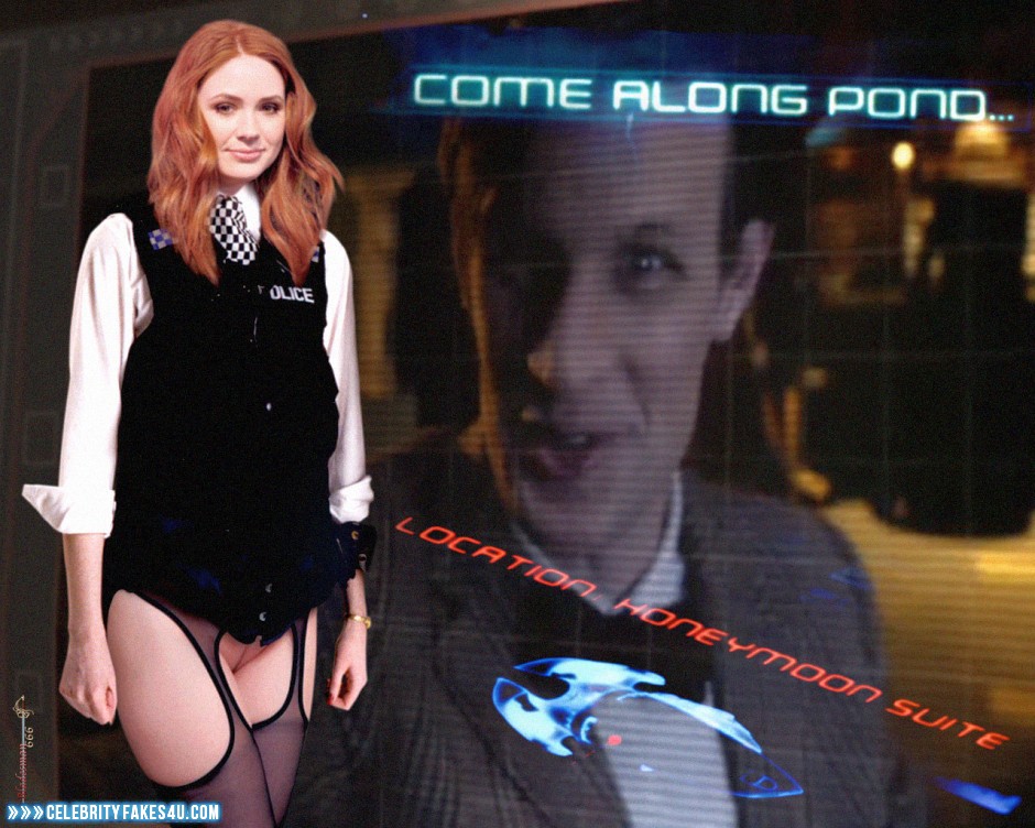 Karen Gillan Fake, Doctor Who, Nude, Pantiless, Readhead, Series, Stockings, Porn