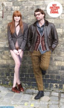 Karen Gillan Pantieless Public Fake 005