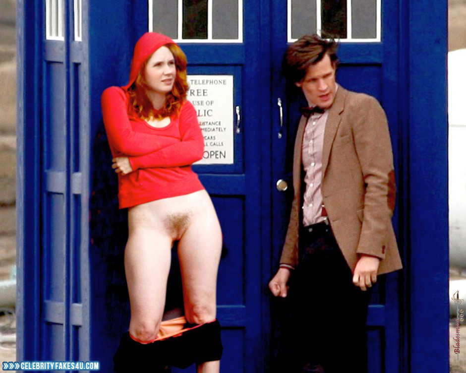 Karen Gillan Fake, Doctor Who, Panties Pulled Down, Pussy, Series, Porn