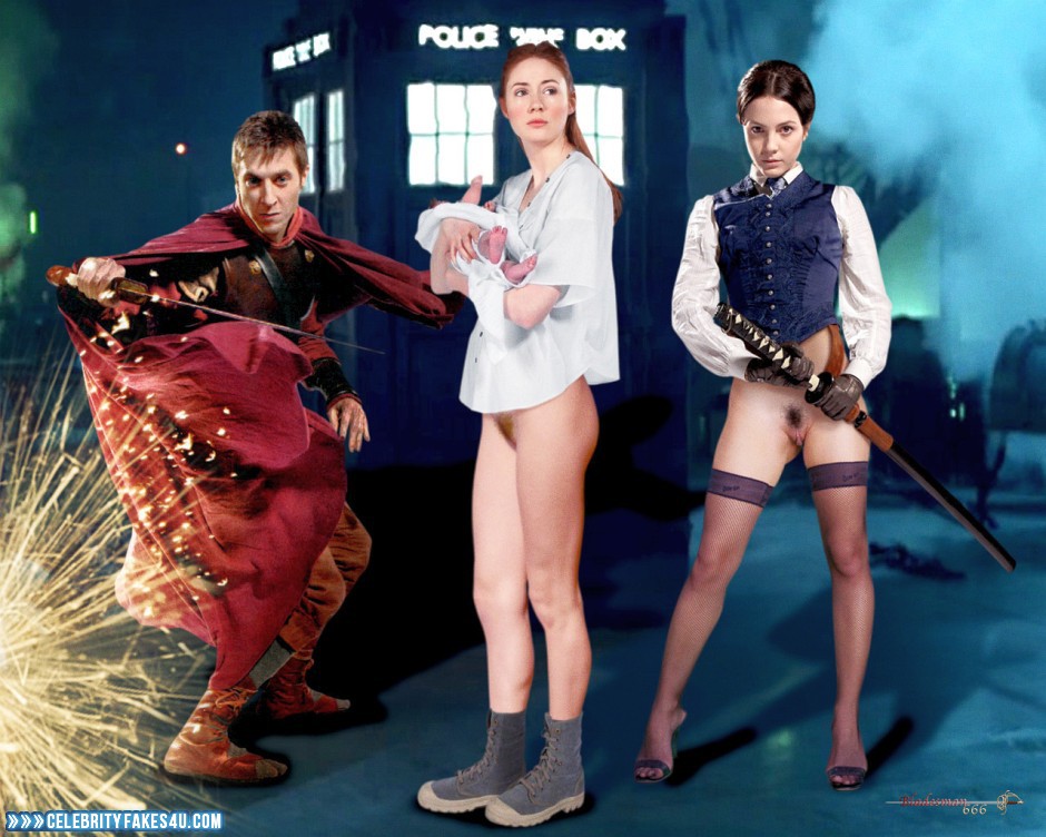 Karen Gillan Fake, Boots, Doctor Who, Nude, Pantiless, Series, Sexy Legs, Porn