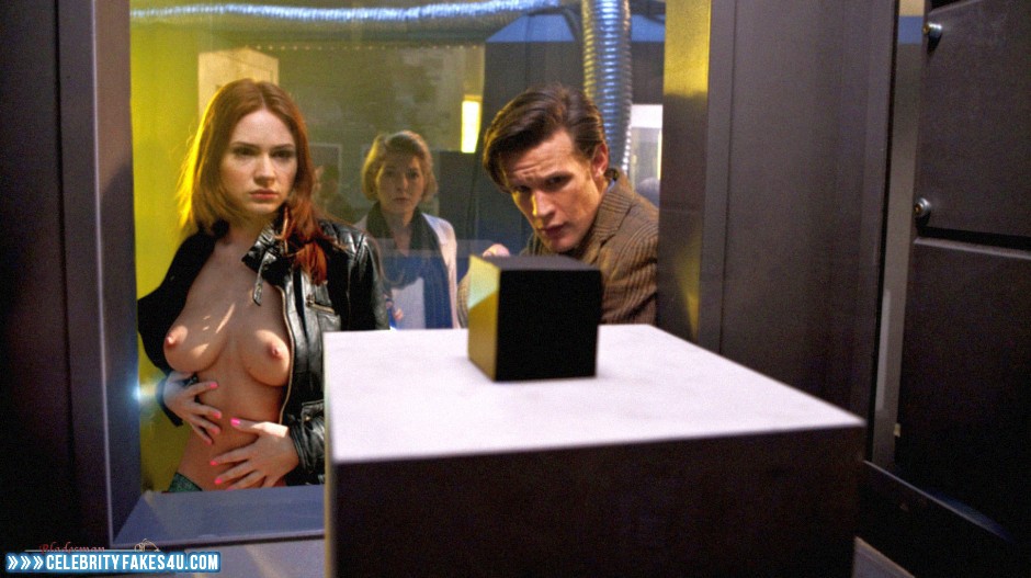 Karen Gillan Fake, Doctor Who, Series, Tits, Very Nice Tits, Porn