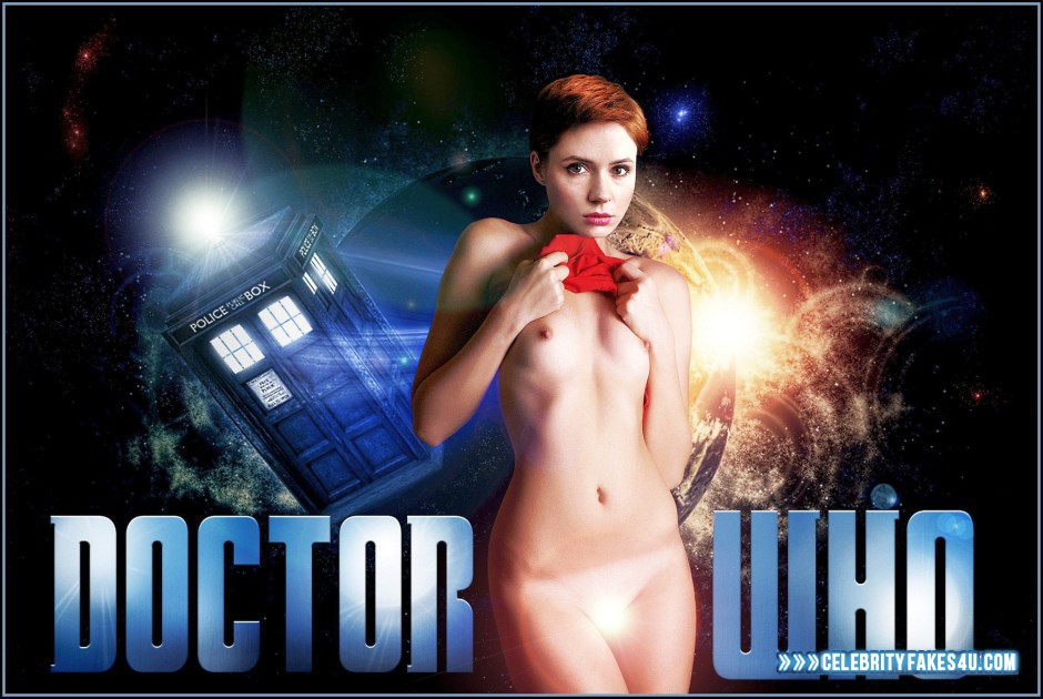 Karen Gillan Fake, Doctor Who, Naked Body / Fully Nude, Nude, Series, Small Tits, Tits, Porn