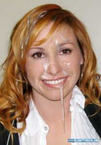 Kari Byron Cum Facial Fake 001