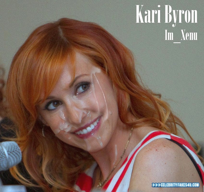 Kari Byron Fake, Cum Facial, Cumshot, Homemade, Readhead, Porn