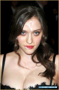 Kat Dennings Facial Nude Fake 001