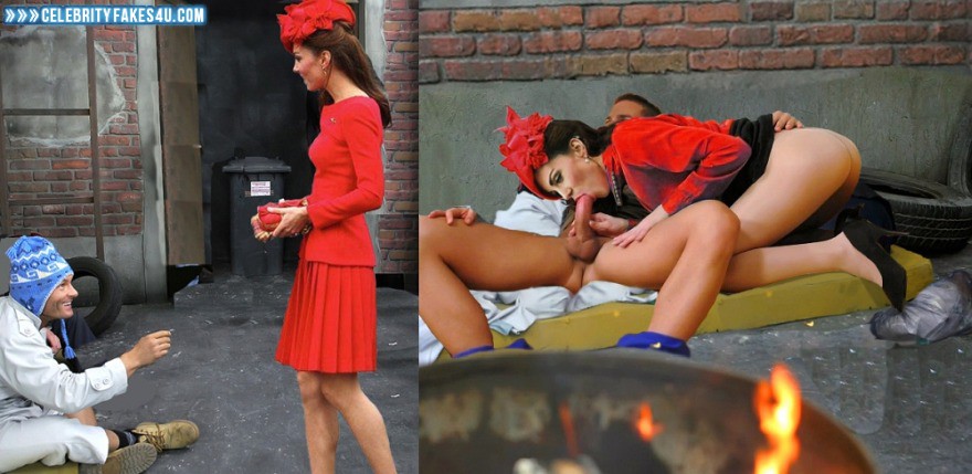 Kate Middleton Fake, Ass, Blowjob, Nude, Public, Sex, Porn